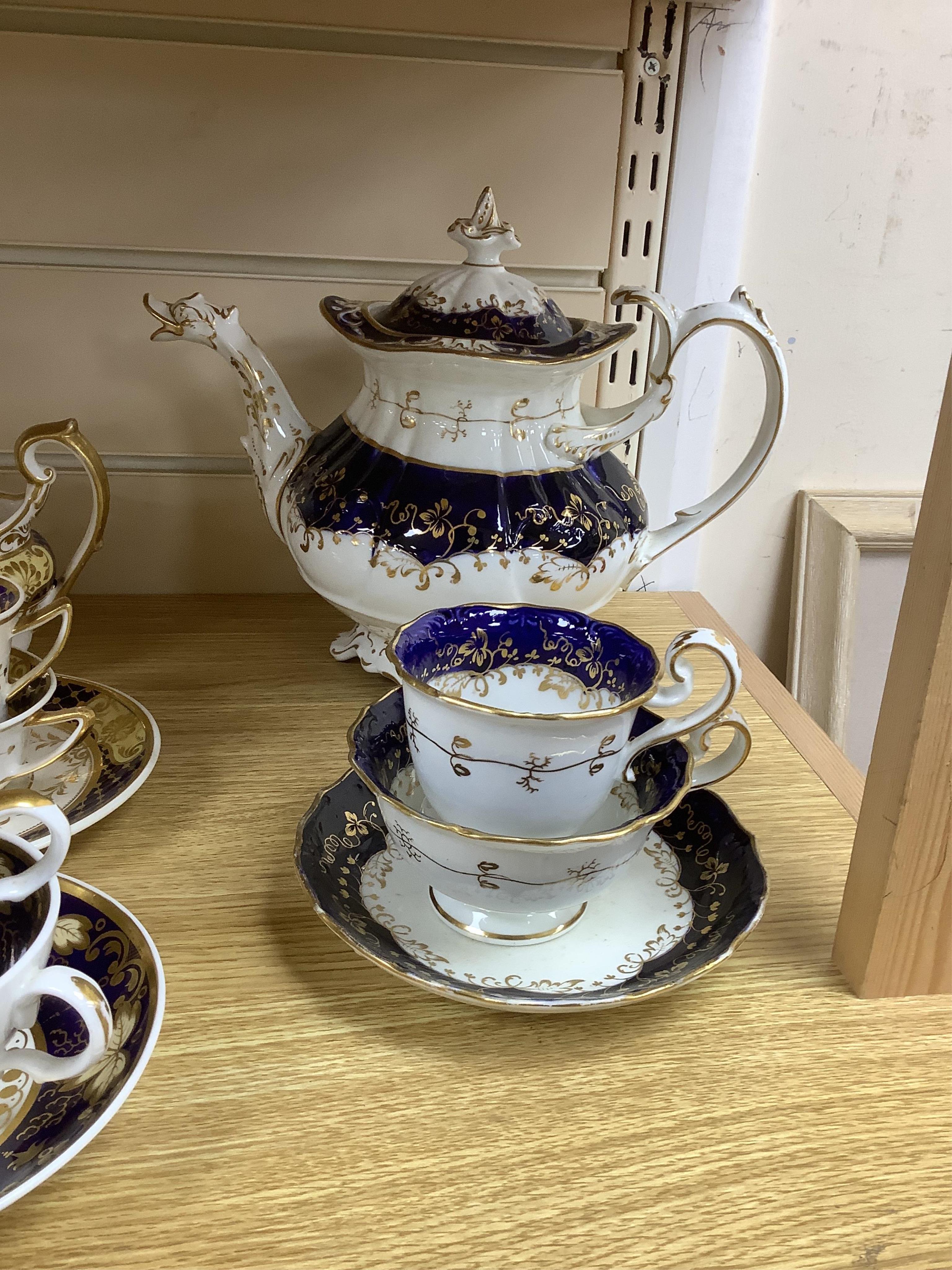 A collection of various Victorian tea wares to include Spode, Coalport etc. Condition - varies